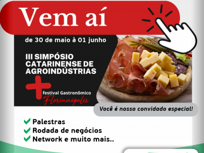 III Simpsio Catarinense de Agroindstrias!