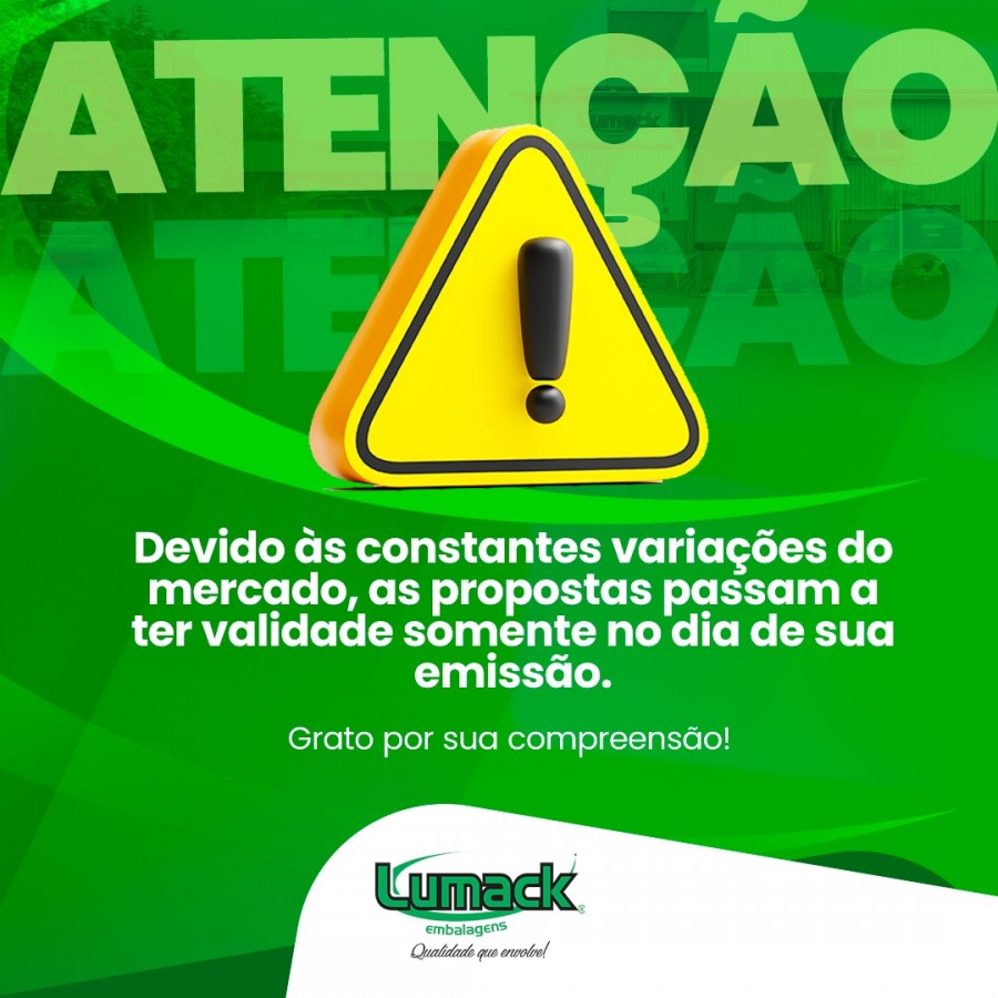 Aten��o: todas as propostas comerciais possuem validade restrita