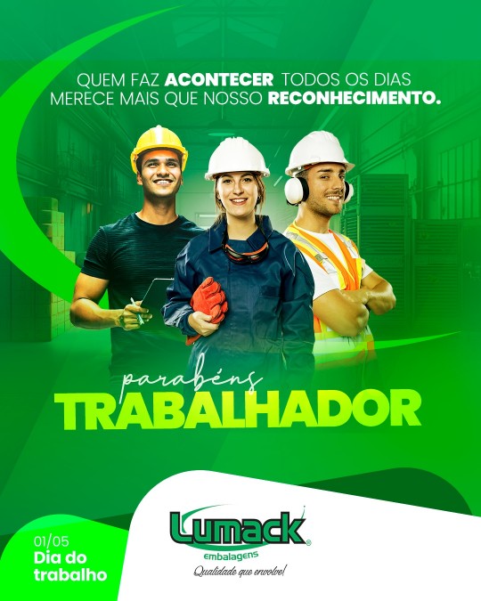 Feliz dia do trabalhador