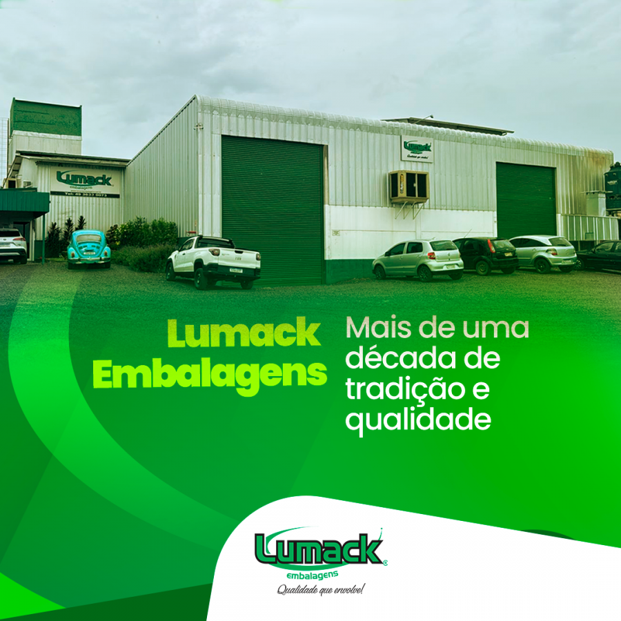 Lumack Embalagens vem se destacando no mercado por levar produtos de qualidade