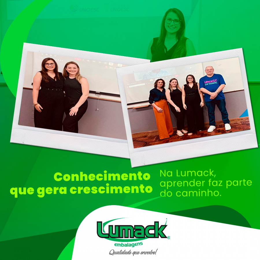 Na Lumack, a educa��o faz parte da nossa ess�ncia.