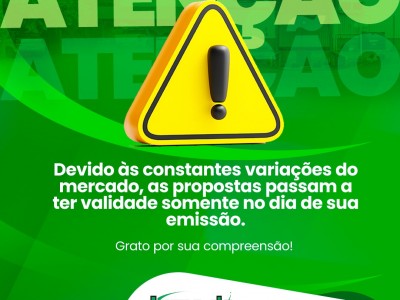 Aten��o: todas as propostas comerciais possuem validade restrita