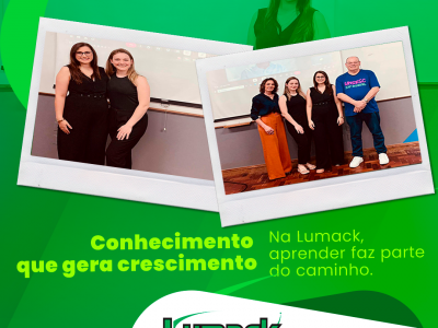 Na Lumack, a educa��o faz parte da nossa ess�ncia.